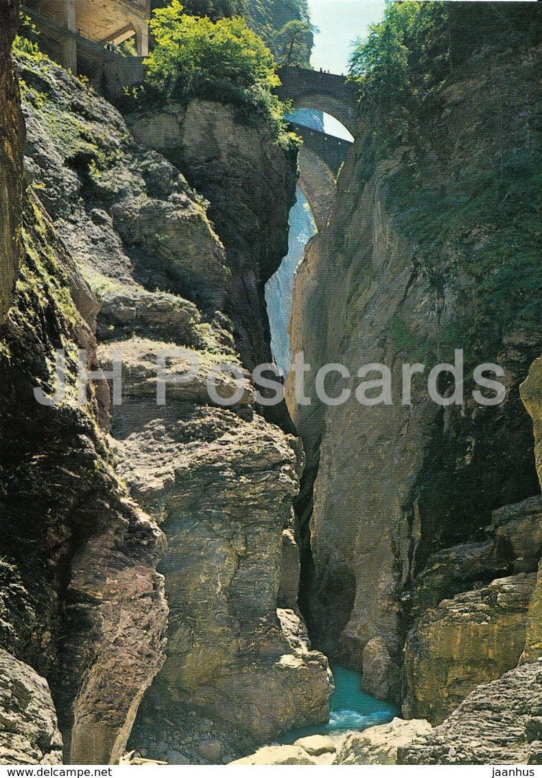 Viamalaschlucht bei Thusis - Gorges de la Viamala - 4000 - Switzerland - unused - JH Postcards