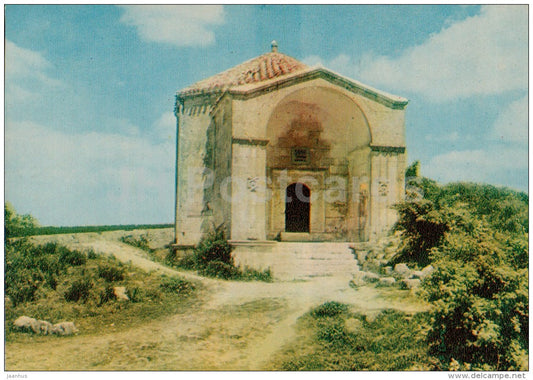 Mausoleum of Dzhanike-Khanum - Chufut-Kale cave town - Bakhchysarai Museum - Crimea - 1970 - Ukraine USSR - unused - JH Postcards