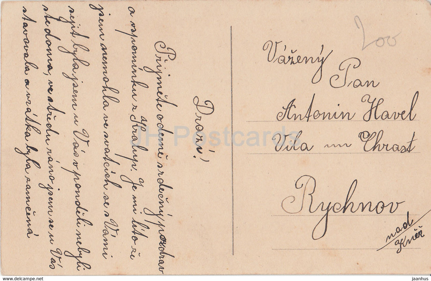 Kralupy n Vlt - Vilova ctvrt - old postcard - Czech Republic - used
