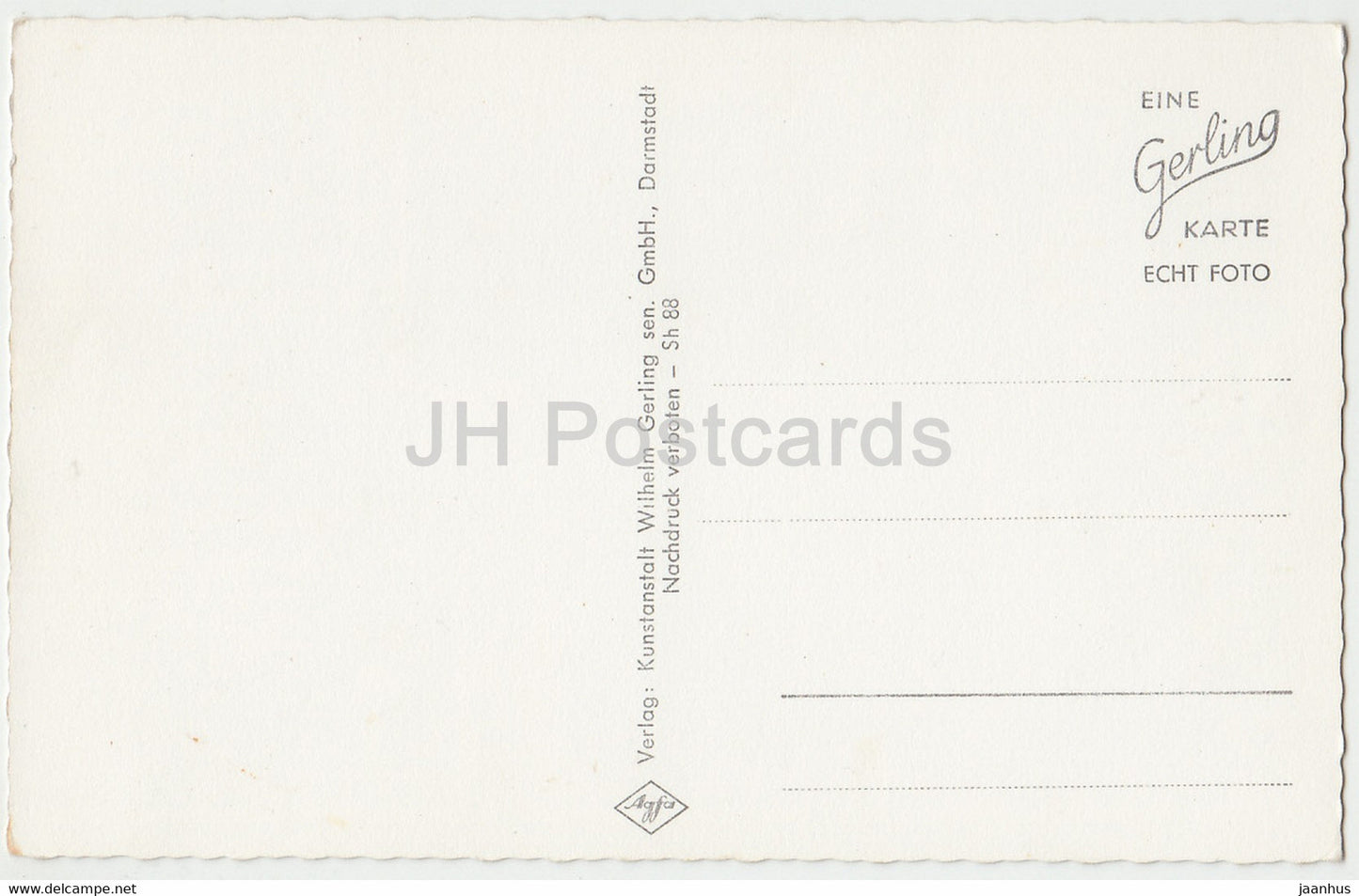 Gruss aus Seeheim ad B - Löwenplatz - Erholungsheim - Schloss - Hotel Hufnagel - Rathaus - Deutschland - unbenutzt