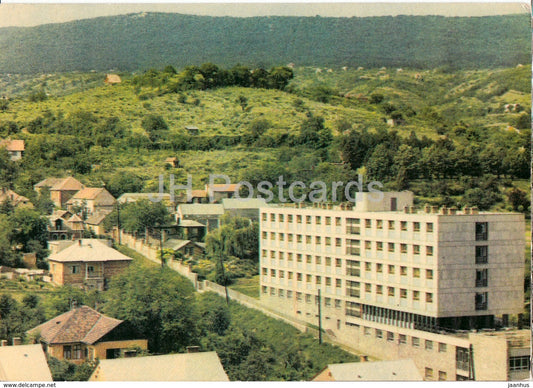 Pecs - view with the Pedagogical High-School - 1966 - Hungary - used - JH Postcards