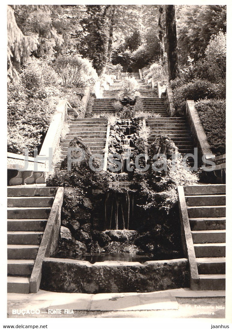 Bucaco - Fonte Fria - fountain - 1964 - Portugal - used - JH Postcards
