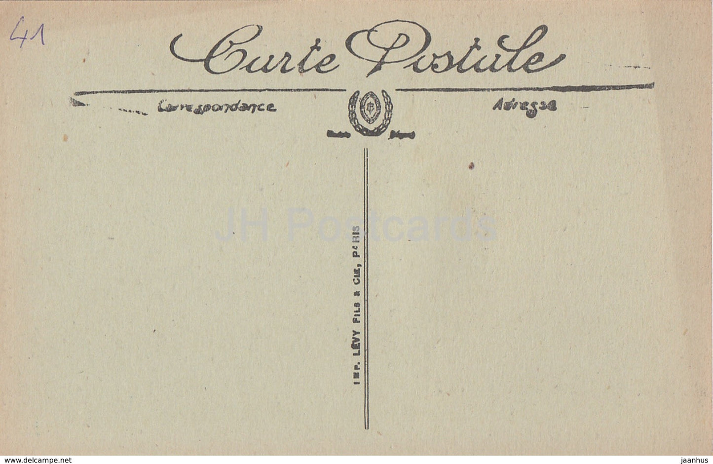 Blois - Le Chateau - Cul de Lampe - Schloss - 326 - alte Postkarte - Frankreich - unbenutzt