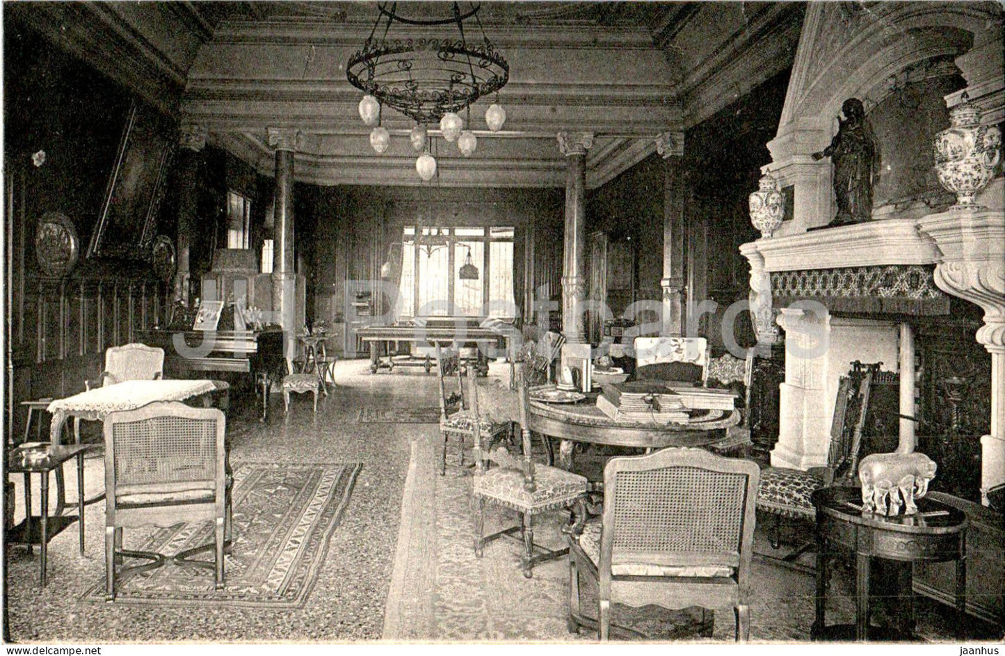 Longwy - interieur - maison - old postcard - 1934 - France - used - JH Postcards