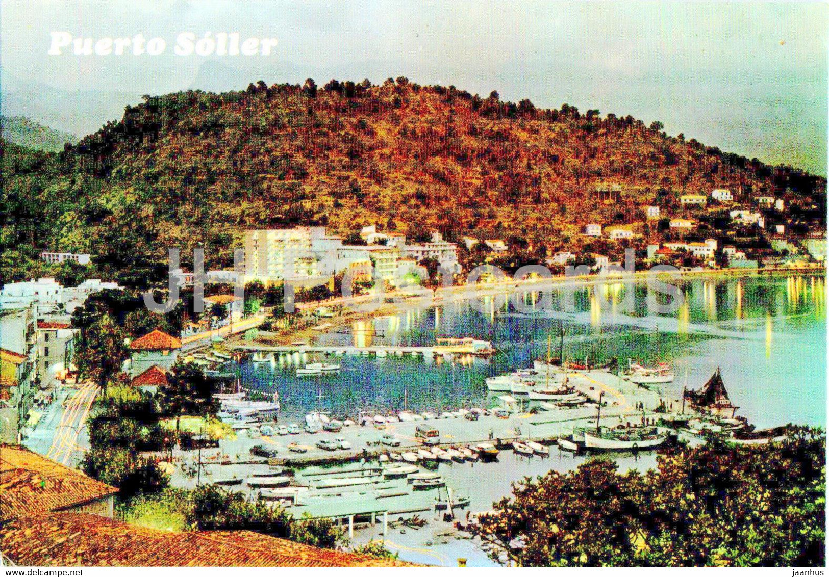 Puerto Soller - Vista parcial nocturna del Puerto - Mallorca - 2610 - Spain - unused - JH Postcards
