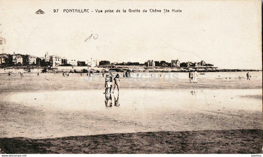 Pontaillac - Vue prise de la Grotte du Chene Ste Marie - 97 - old postcard - France - used - JH Postcards