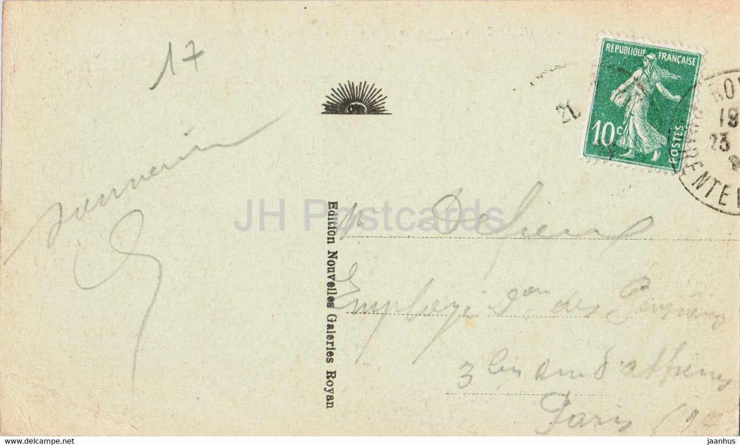 Pontaillac - Vue prise de la Grotte du Chene Ste Marie - 97 - alte Postkarte - Frankreich - gebraucht