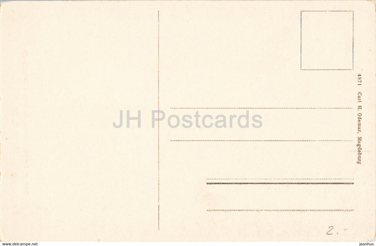 Magdeburg - Dom - Paradiespforte die klugen Jungfrauen - cathedral - old postcard - Germany - unused