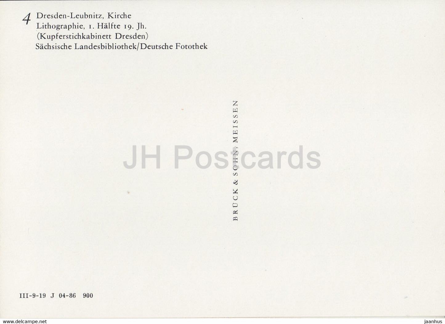 Dresden Leubnitz - Kirche - Alte Kirchen Dresdens - church - DDR Germany - unused