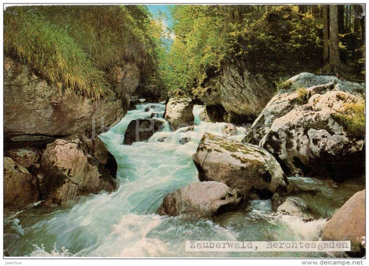 Im Zauberwald - fluss - river - 873a - EUROPA CEPT - Germany - 1979 gelaufen - JH Postcards