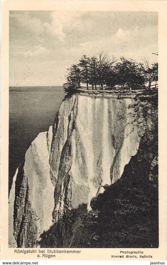 Konigstuhl bei Stubbenkammer a Rugen - Konigsstuhl - old postcard - Germany - unused - JH Postcards