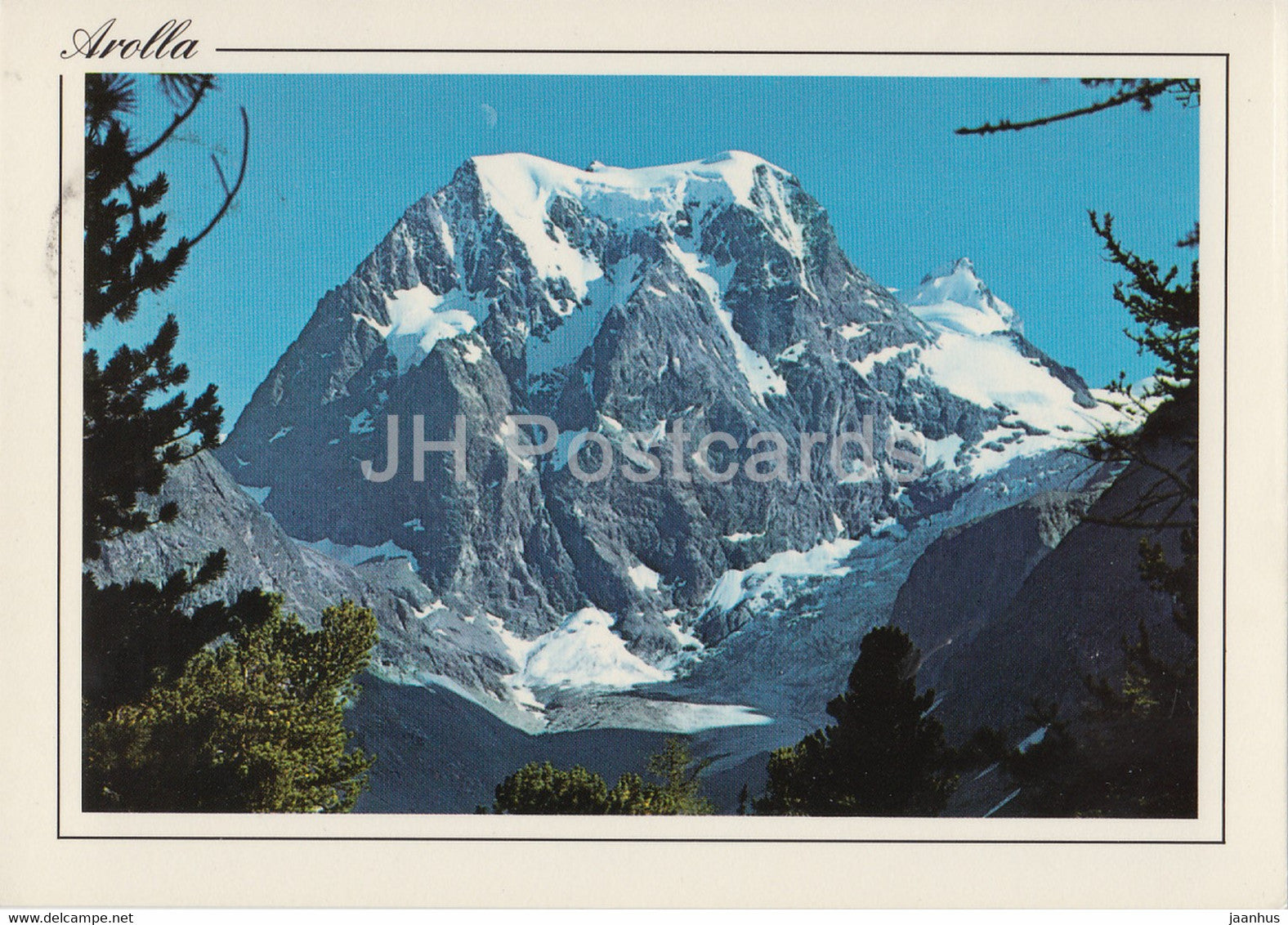 Arolla - Le Mont Collon 3637 m - 52994 - 1989 - Switzerland - used - JH Postcards