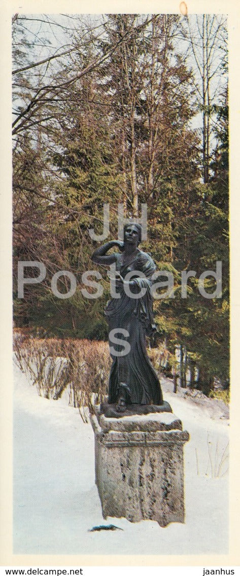Pavlovsk Park - Old Silvia - Niobide Sculpture - 1979 - Russia USSR - unused - JH Postcards