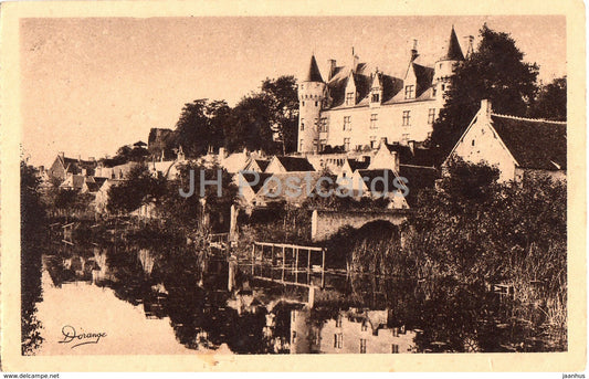 Montresor - Le Chateau - castle - old postcard - France - unused - JH Postcards