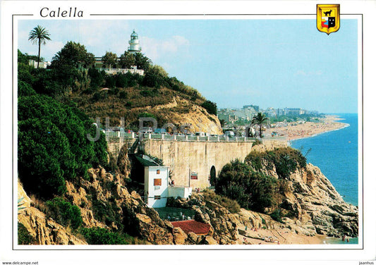 Calella - Barcelona - Far - Lighthouse - multiview - 98 - Spain - used - JH Postcards