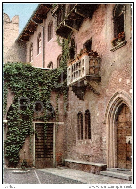 Casa di Giulietta - The House of Juliet - Verona - Veneto - 2 - Italia - Italy - unused - JH Postcards