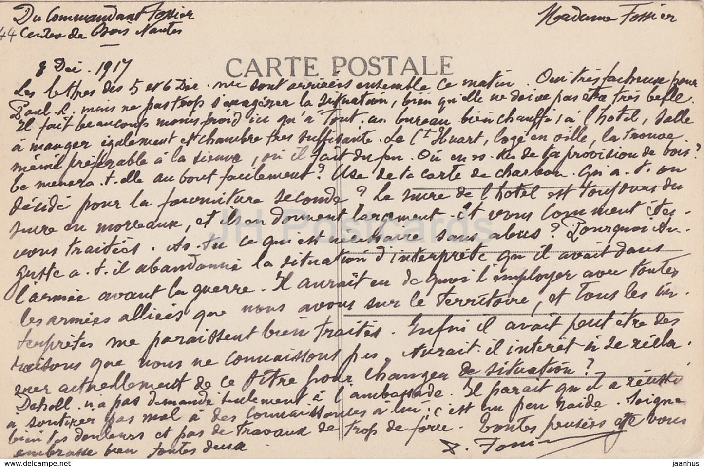 Nantes - Donjon du Chateau - Les Loggias - castle - 760 - old postcard - 1917 - France - used