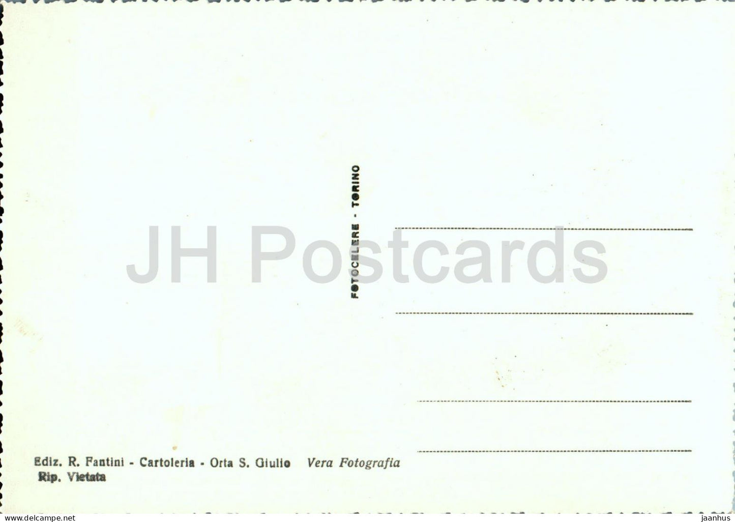 Lago d'Orta - Palazzo Seicentesco Comunale - Hôtel de ville du XVIIe siècle - Italie - inutilisé 