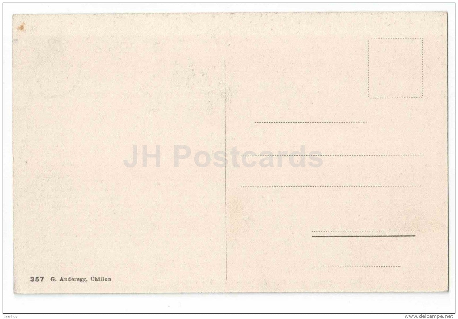 Chillon - Chambre du Duc de Savoie au XIV e siecle - castle - C. Anderegg - Switzerland - unused - JH Postcards