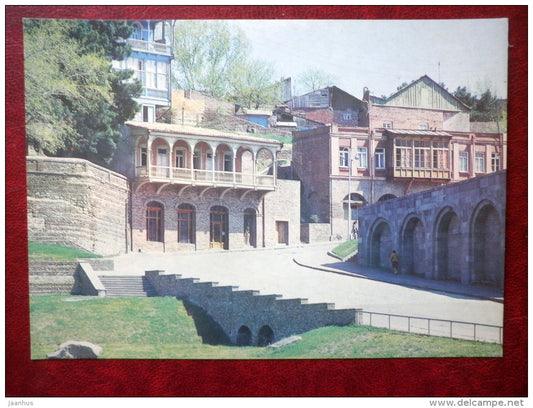 Winny (Vine) Rise . Restored area  - Tbilisi - 1985 - Georgia USSR - unused - JH Postcards