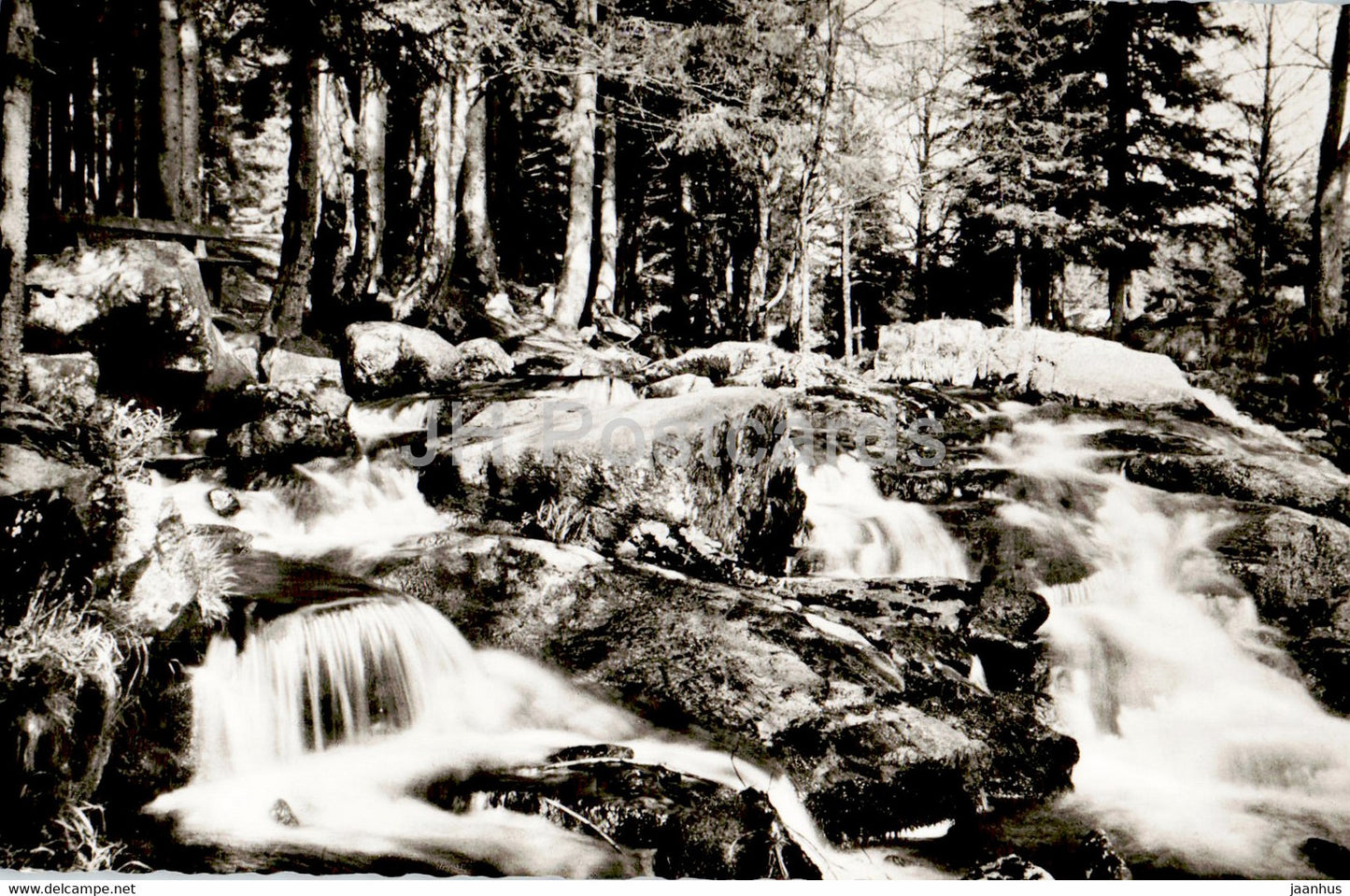 Braunlage - Bodewasserfalle - old postcard - Germany - unused - JH Postcards