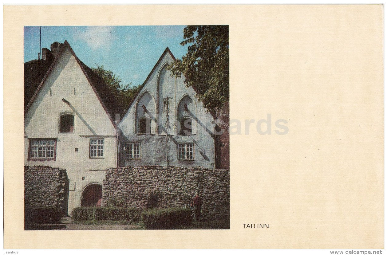Old Town Buildings - Tallinn - 1971 - Estonia USSR - unused - JH Postcards