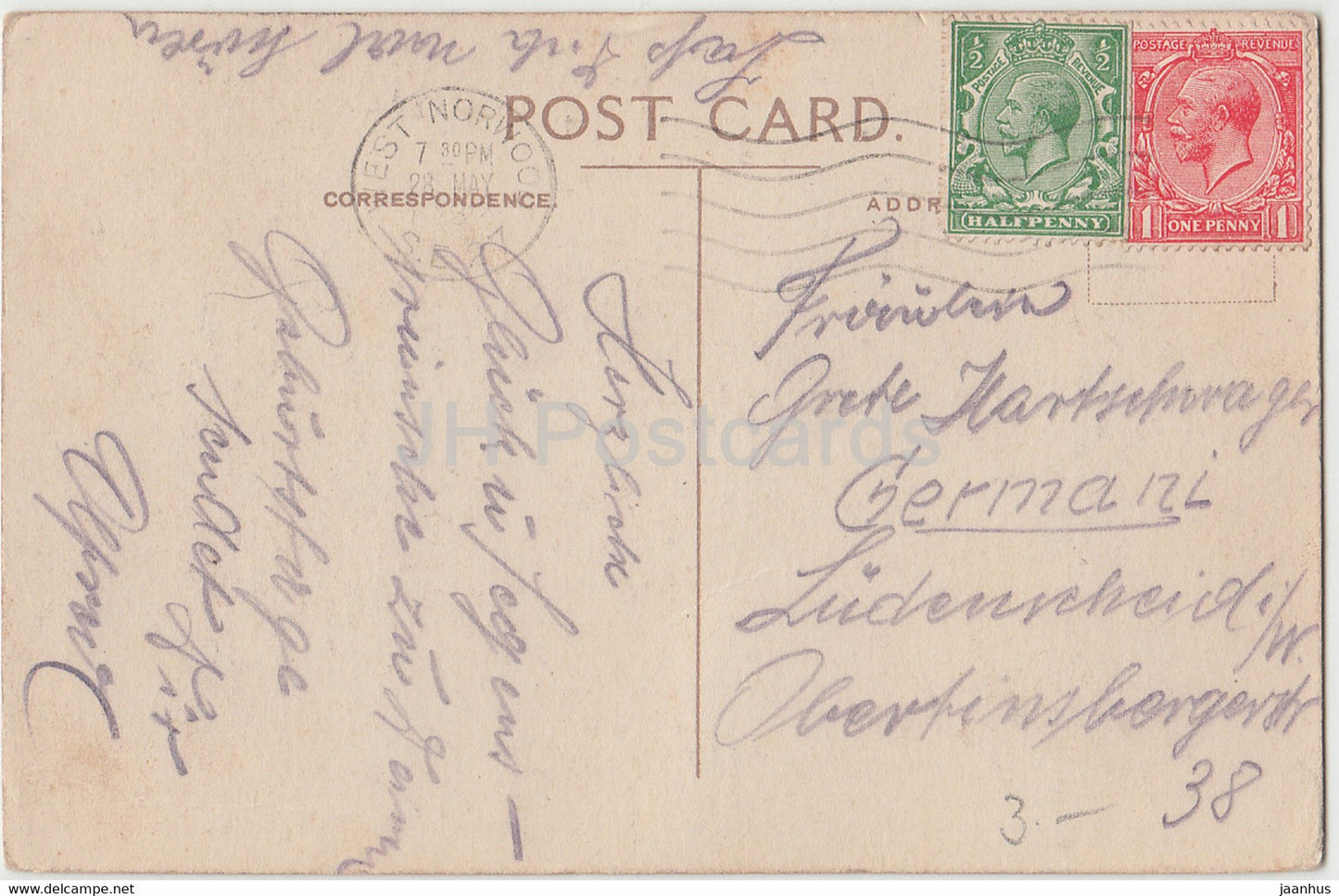 London - Peter Pan at Home - Kensington Gardens - 48 - old postcard - England - United Kingdom - used