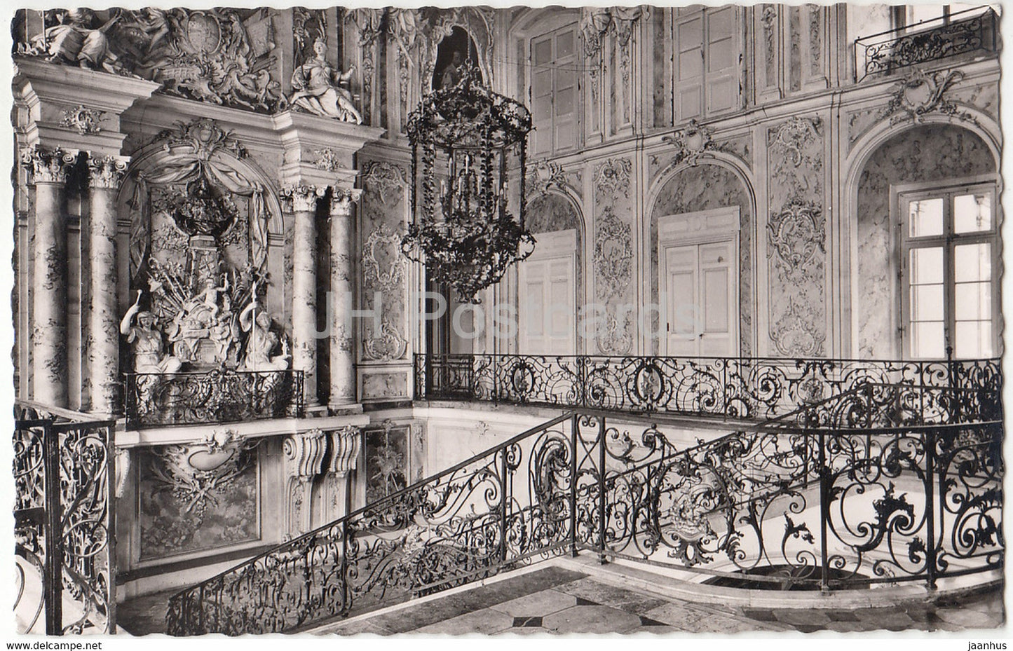 Schloss Augustusburg - Bruhl - Treppenhaus von B. Neumann - 1 - castle - Germany - unused - JH Postcards