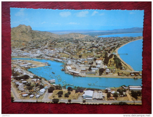 Aerial view - Kissing Point - Castle Hill - Ross Creek - Townsville - North Queensland - Australia - unused - JH Postcards