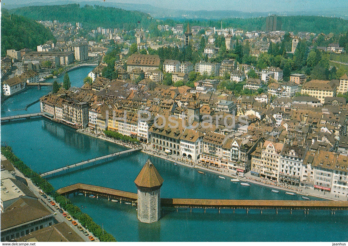 Luzern - Lucerne - view - 11978 - Switzerland - unused - JH Postcards