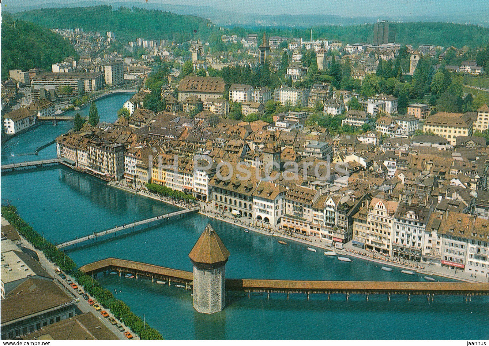Luzern - Lucerne - view - 11978 - Switzerland - unused - JH Postcards
