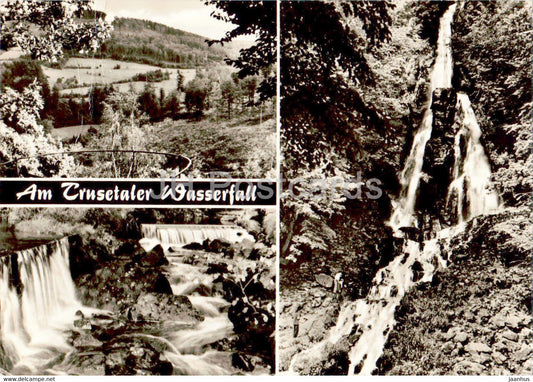 Am Trusetaler  Wasserfall - waterfall - 1974 - Germany DDR - used - JH Postcards