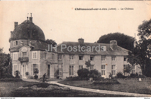 Chateauneuf sur Loire - Le Chateau - castle - 147 - old postcard - 1930 - France - used - JH Postcards