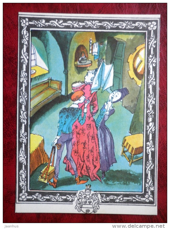 Illustration by Edgar Valter - from book Mardileib by Jaan Kross - 1981 - Estonia USSR - unused - JH Postcards