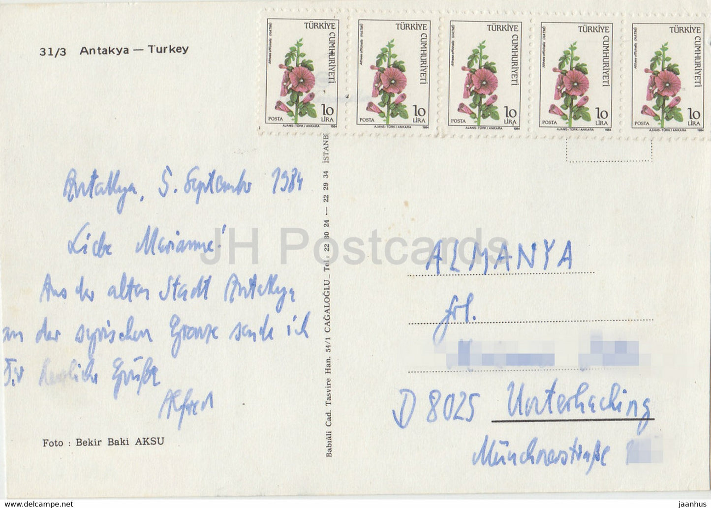 Antakya - bridge - 1984 - Turkey - used