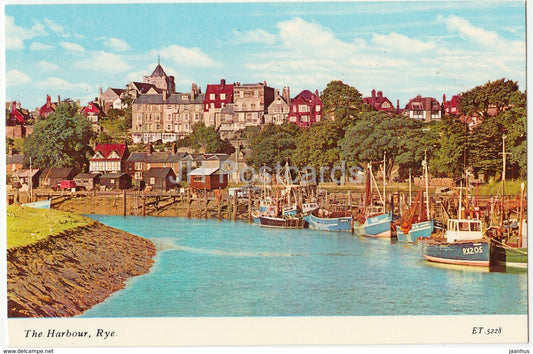 Rye - The Harbour - boat - ET.5228 - 1985 - United Kingdom - England - used - JH Postcards