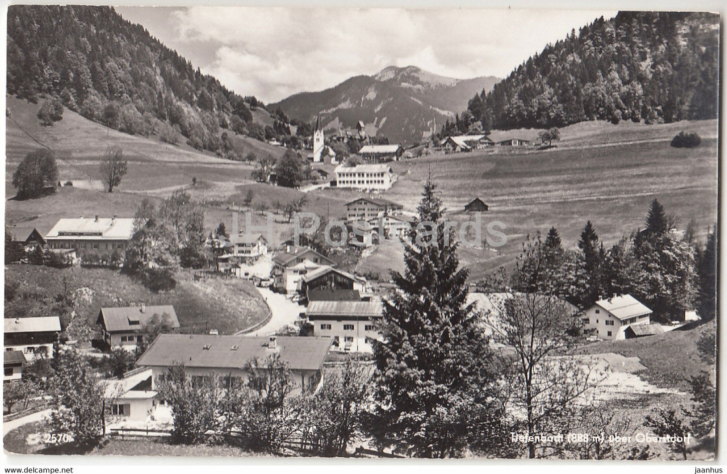 Tiefenbach 888 m uber Oberstdorf - 2570 - Germany - unused - JH Postcards