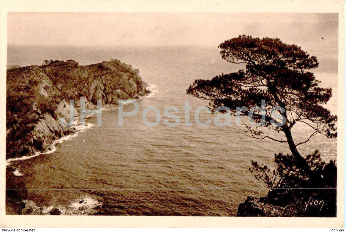 Les Iles d'Hyeres - Porquerolles - Pointe de l'Oustaou de Diou - 57 - old postcard - France - unused - JH Postcards