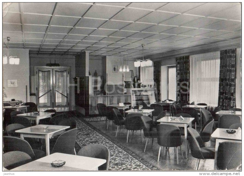 FDGB-Erholungsheim - Käthe-Kollowitz-Hütte - Klubraum - Germany - 1968 gelaufen - JH Postcards