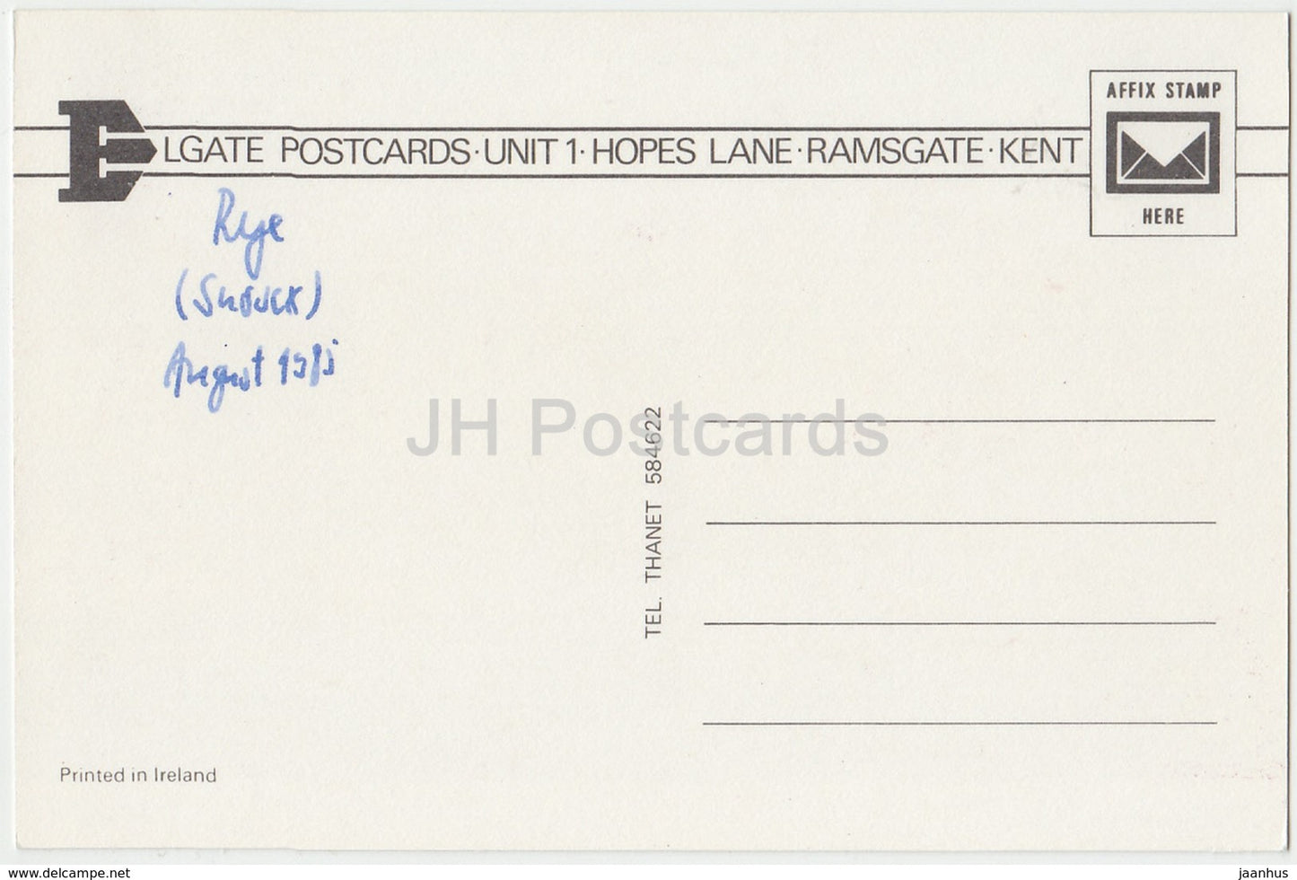Rye - The Harbour - bateau - ET.5228 - 1985 - Royaume-Uni - Angleterre - occasion