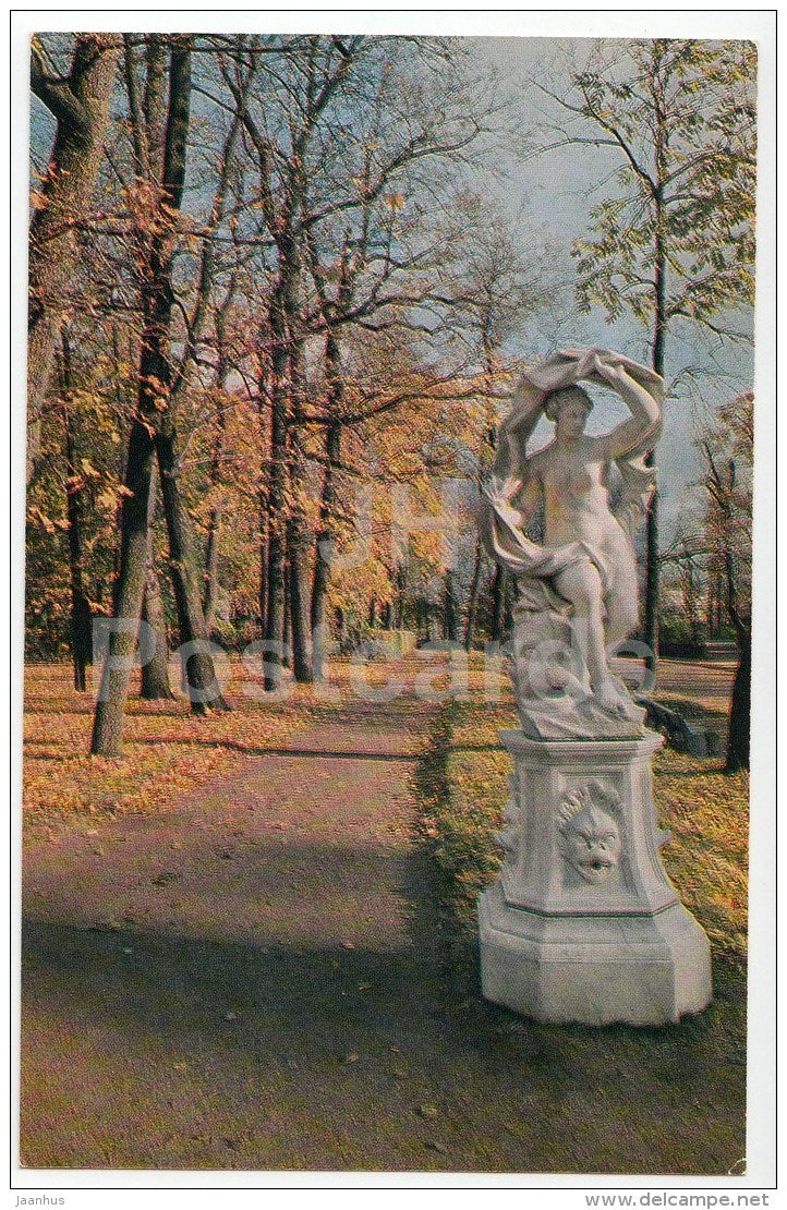 Statue of Galatea - The Catherine Park - Pushkin - 1978 - Russia USSR - unused - JH Postcards