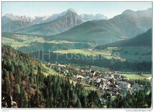 Sullo sfondo il Gruppo del Mangart m. 3678 - mountains - Tarvisio - Udine - Friuli - 31 - Italia - Italy - used - JH Postcards