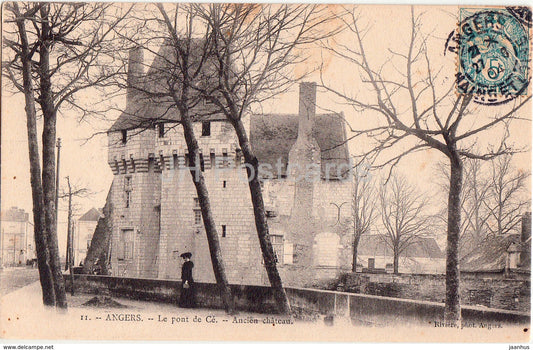 Angers - Le Pont de Ce - Ancien Chateau - castle - 11 - 1904 - old postcard - France - used - JH Postcards