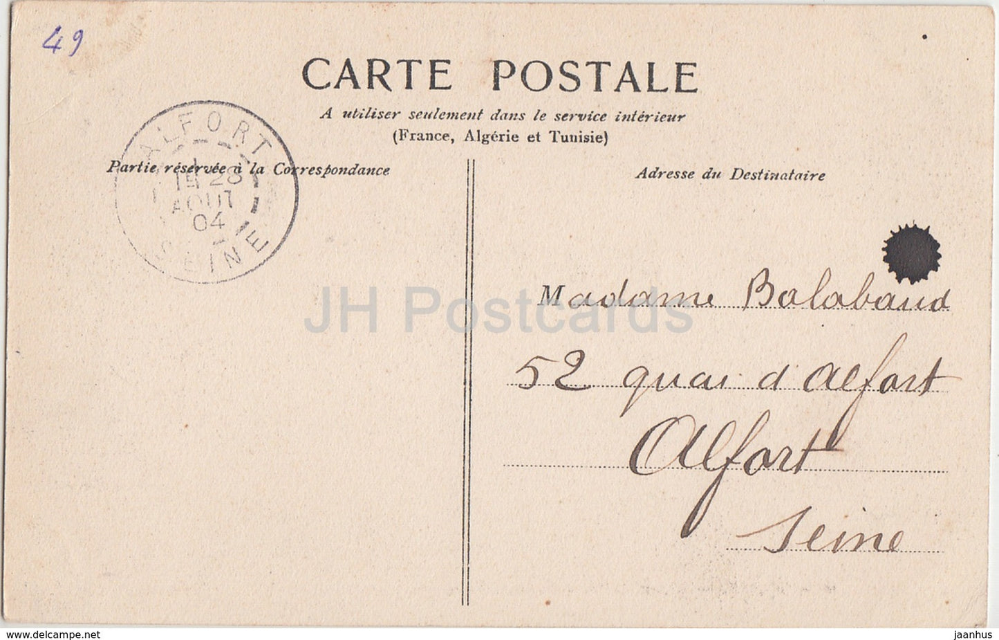 Angers - Le Pont de Ce - Ancien Chateau - Schloss - 11 - 1904 - alte Postkarte - Frankreich - gebraucht