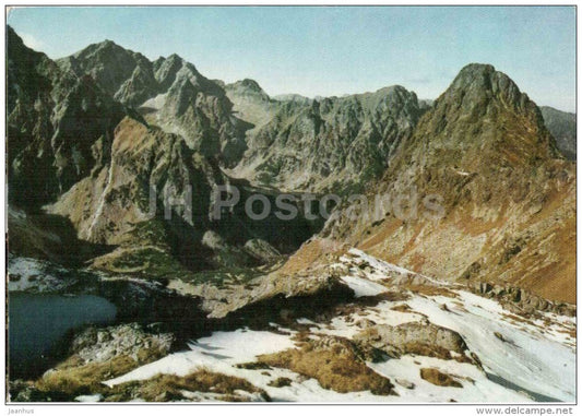 Rysy mountain - Vysoke Tatry - High Tatras - Czechslovakia - Slovakia - unused - JH Postcards