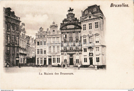 Bruxelles - Brussels - La Maison des Brasseurs - old postcard - Belgium - unused - JH Postcards