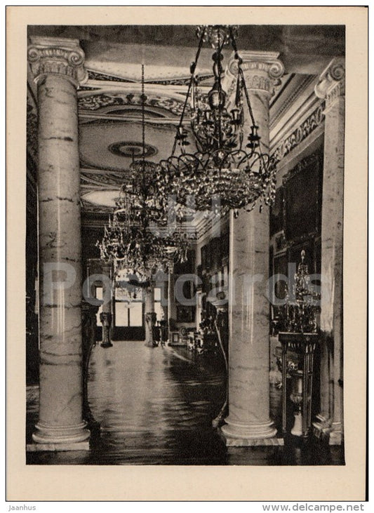 view of Picture Gallery - Ostankino Palace - 1956 - Russia USSR - unused - JH Postcards
