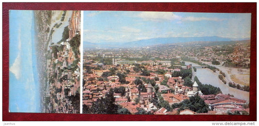 City Panorama - Tbilisi - Georgia USSR - unused - JH Postcards