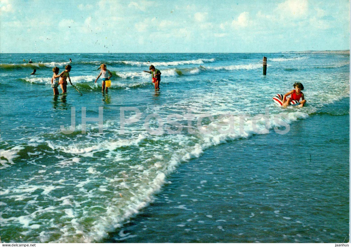 Vesterhavet - North Sea - Die Nordsee - bathing - 49721 - Denmark - used - JH Postcards