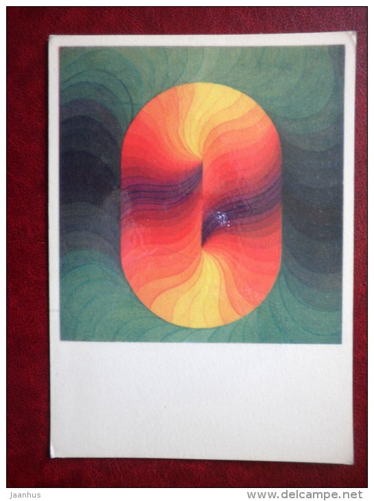 illustration by A. Vint - colours 2 - 1974 - Estonia USSR - unused - JH Postcards